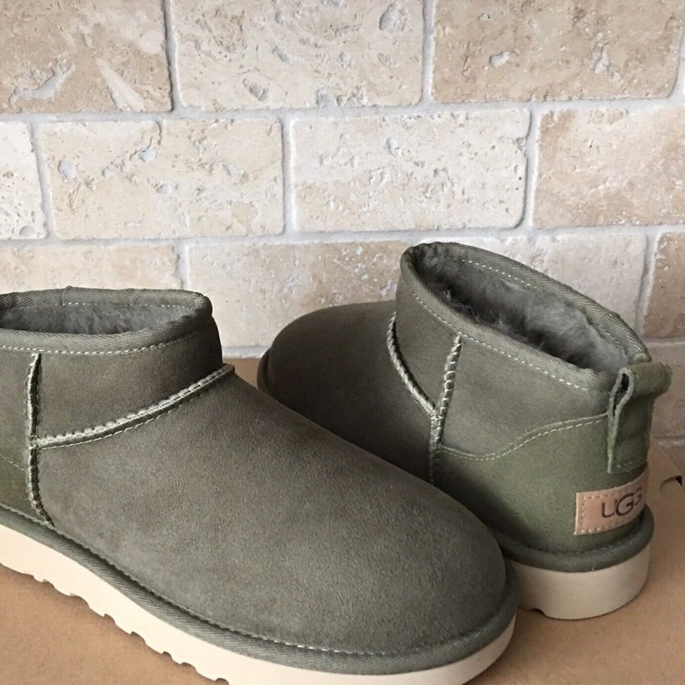 Ultra mini Ugg boot in burnt olive
